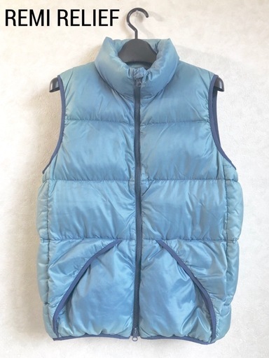 高級ブランド　レミレリーフ　ビームス＋　別注　ダウンベスト