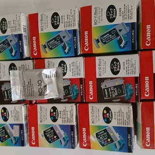 【値下げ】古いプリンター用　Canon 純正インクカートリッジ ...