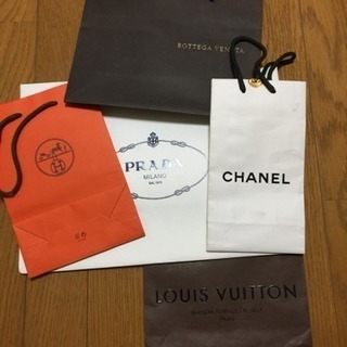 ブランドバッグ保存袋&紙袋 ショッパーズ いろいろ20枚setの画像