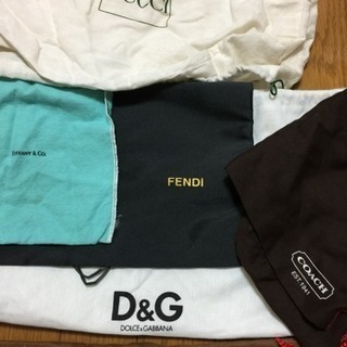 ブランドバッグ保存袋&紙袋 ショッパーズ いろいろ20枚setの画像