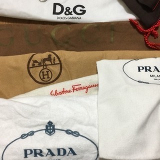 ブランドバッグ保存袋&紙袋 ショッパーズ いろいろ20枚setの画像