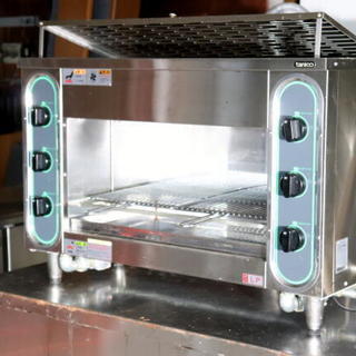 タニコー 上火式 遠赤外線グリラー TIG-90 業務用 ＬＰガス 2015年製 魚焼き機 