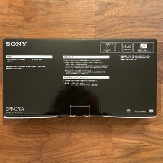 SONYデジタルフォトフレームDPF-C70Aの画像