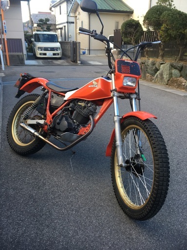 ホンダ　ＴＬＲ２００　実働　トライアル