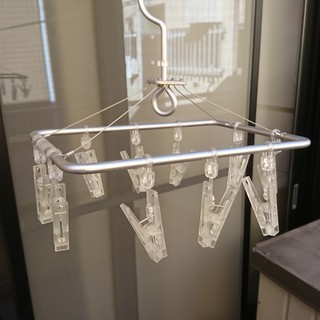 無印良品　アルミ角ハンガー２セットの画像
