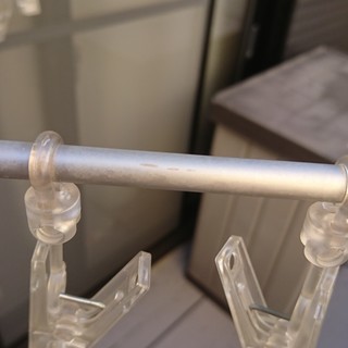 無印良品　アルミ角ハンガー２セットの画像
