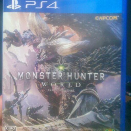 PS4 モンハンワールド　ディスク傷無し