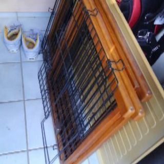 ペット用ゲージ・天網付き(小型犬～中型犬）