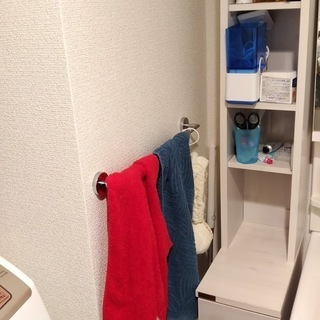 【処分価格】NITORI 木目調ホワイトカラーの隙間収納の画像