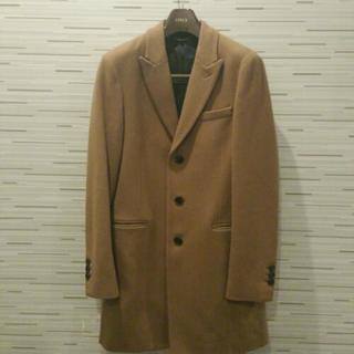 5351POUR LES HOMMES　キャメルチェスターコート