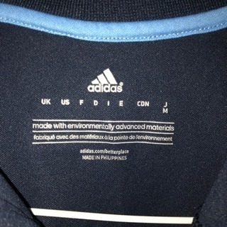 【adidas】ポロシャツ 100円の画像