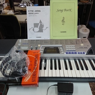 CASIO カシオ エレクトロニックキーボード　CTK-496 ...