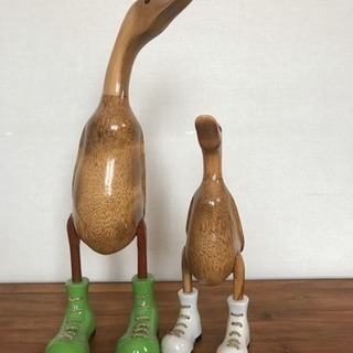 アヒルの置物