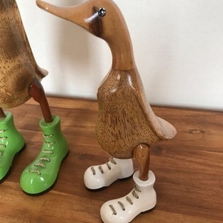 アヒルの置物の画像