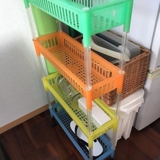 カラフル棚〜キャスター付