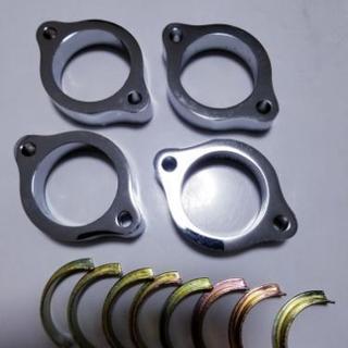ゼファー400 メッキワリカラ-フランジSET(新品)