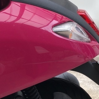ほぼ新車..3ヶ月しか乗っていないSUZUKI レッツ ディープマゼンダの画像