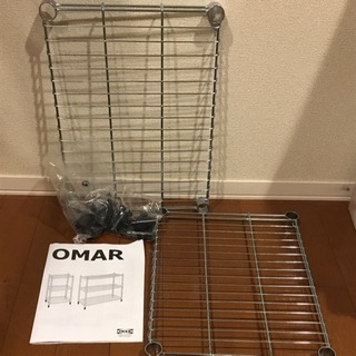 IKEAシェルフユニット棚板2枚 未使用品