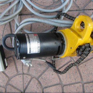 【破格再値下げ】小型荷揚げホイスト　吊り上げ能力200Kg 100V　揚程6M　カミウチホームホイストの画像