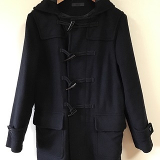 ダッフルコート・黒・Mサイズ・学生さん・ユニクロ・メンズ