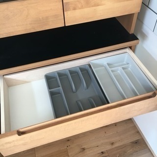 美品 unico ウニコ 食器棚 ワイスの画像