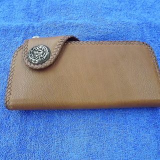 未使用品 ビザール Bizarre ロングウォレット ブラウン 本革 長財布