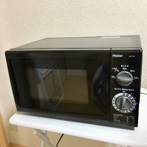 美品 電子レンジ ブラック