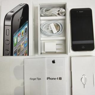 美品 iPhone 4S 32GB Black iOS 9.3....