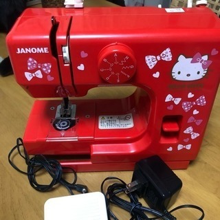 商談中。ジャノメ ハローキティミシン
