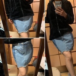 スカート デニム