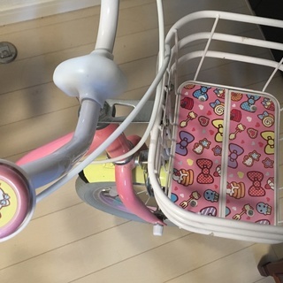 【美品】ハローキティ 14インチ 子供用自転車の画像