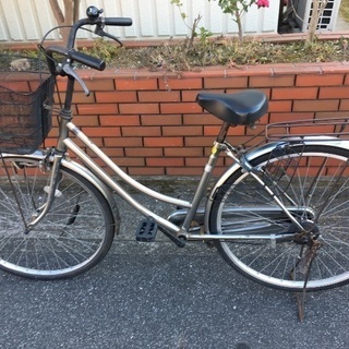 配達あり 中古自転車 27インチ シルバー