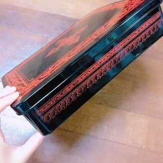高級小箱。２段BOX。収納BOX。箱の画像