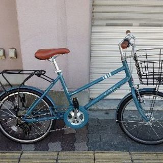 BRIDGESTONE MarkRosa mini[スタッガード]20吋 アルミ/7speed/点灯虫/グリーンアッシュ