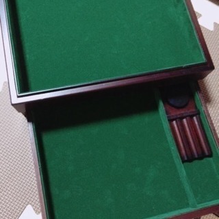 高級。木製収納BOX。アンティーク。新品未使用の画像