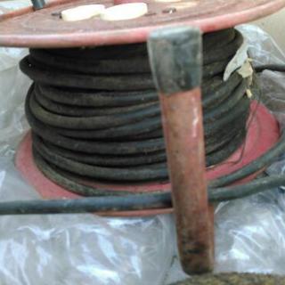 電線ドラム　工事　延長ケーブルの画像