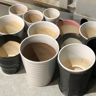 無料で！植木鉢12個セット◇陶器◇サイズ様々◇差し上げます！