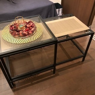 お洒落なガラステーブル ☆お譲りします☆の画像