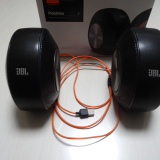 値下げしました。USB接続スピーカー　JBL　Pebbles