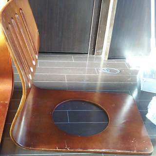 <引っ越しにつき値下げ>和風 座椅子 3脚セットの画像