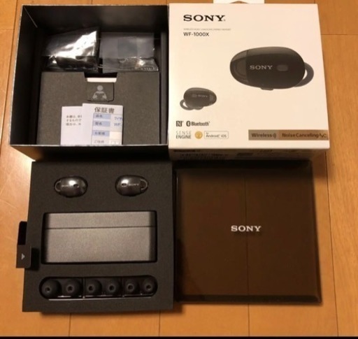 SONY ワイヤレスイヤホン WF-1000X/BM ブラック右のみ