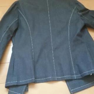 未使用 セルッチオ ストレッチデニム ジャケット ブラック Mサイズの画像