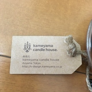 [未使用]カメヤマ キャンドルハウス シトロネラのキャンドルの画像