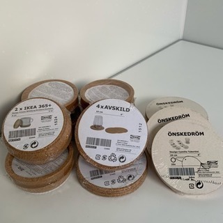 IKEA  コースター 72個セット 新品・未開封