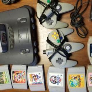 伝説のソフト　任天堂64本体　スマブラ　ゴールデンアイ　マリオカート等　動作確認済みの画像