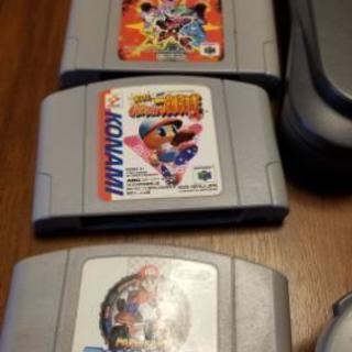 伝説のソフト　任天堂64本体　スマブラ　ゴールデンアイ　マリオカート等　動作確認済みの画像