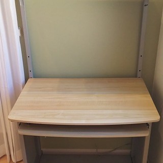 中古PCデスク（寸法W75cm、H70cm/130cm、D50c...