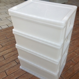 【未使用品】四段 収納ケース