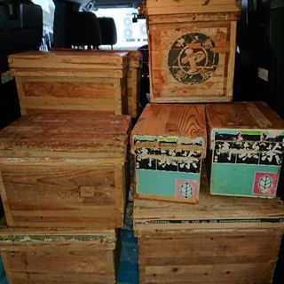 中古品。茶箱あげます。