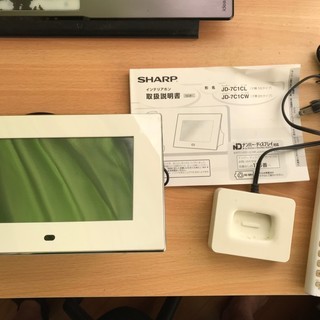 シャープ インテリアホン ホワイト JD-7C1CL-W 美品 